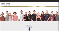 Desktop Screenshot of equilibriaschool.co.za